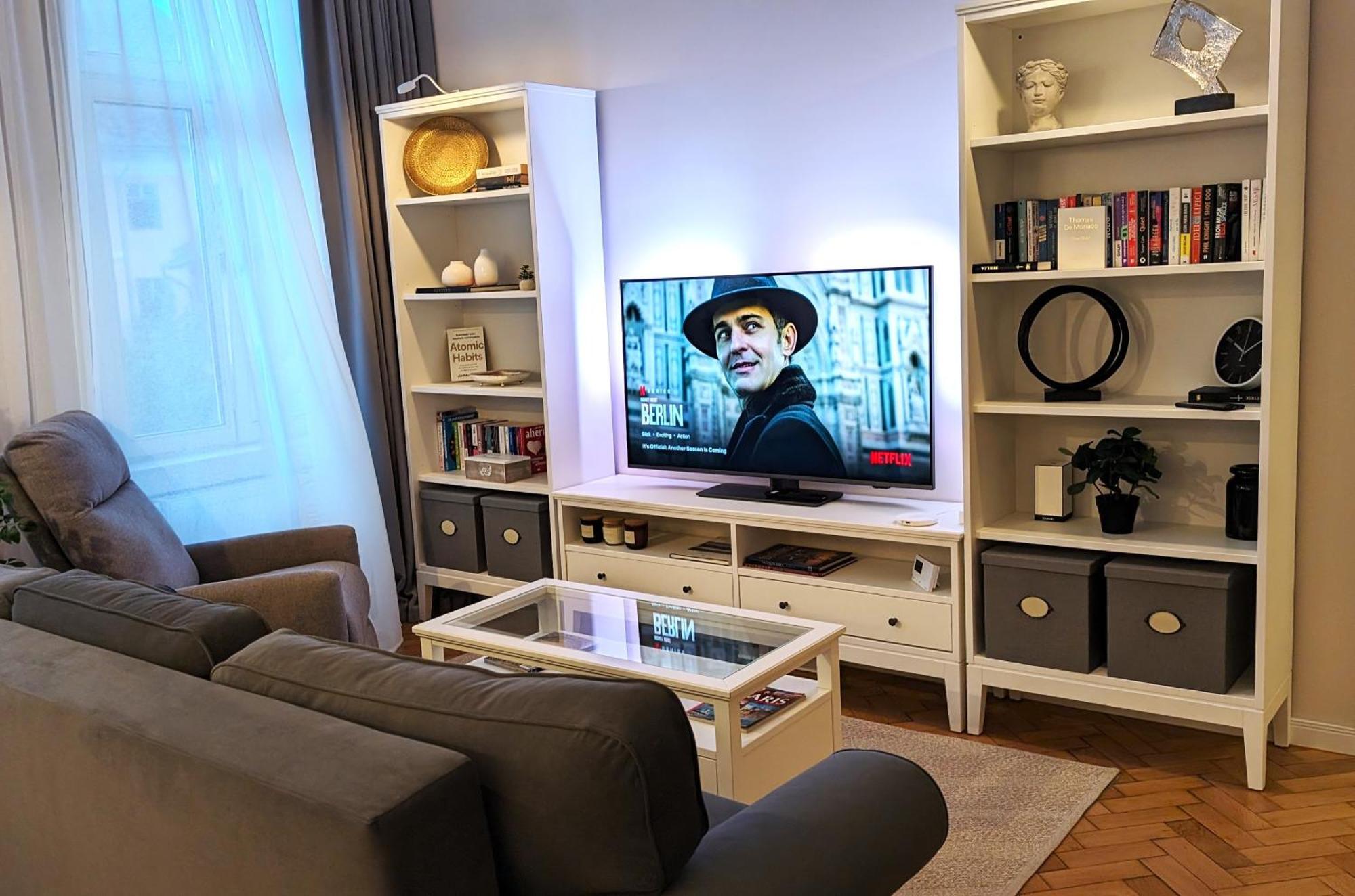 Apartment In Historic Center, Quiet Area, Ac 锡比乌 外观 照片