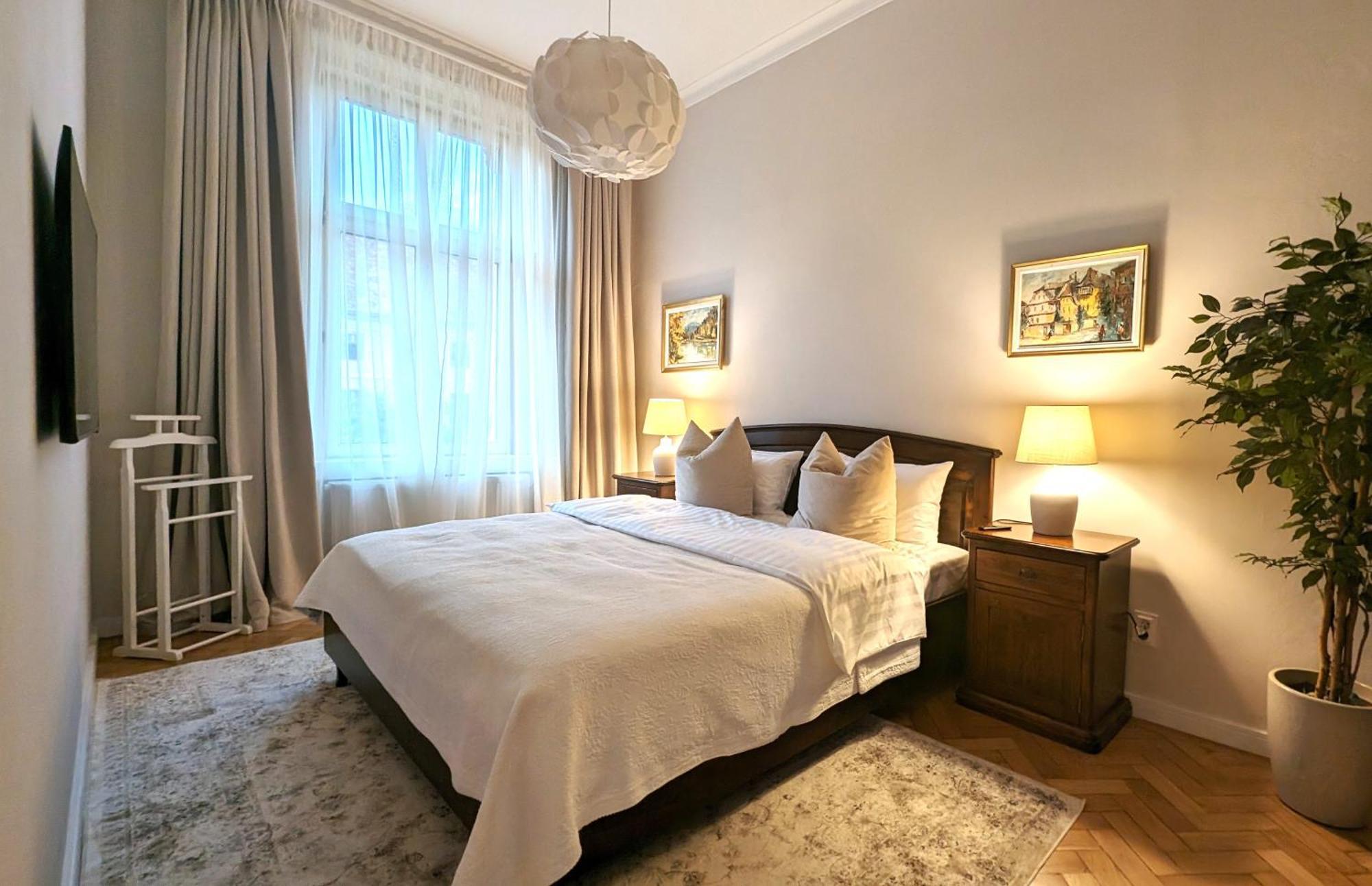 Apartment In Historic Center, Quiet Area, Ac 锡比乌 外观 照片