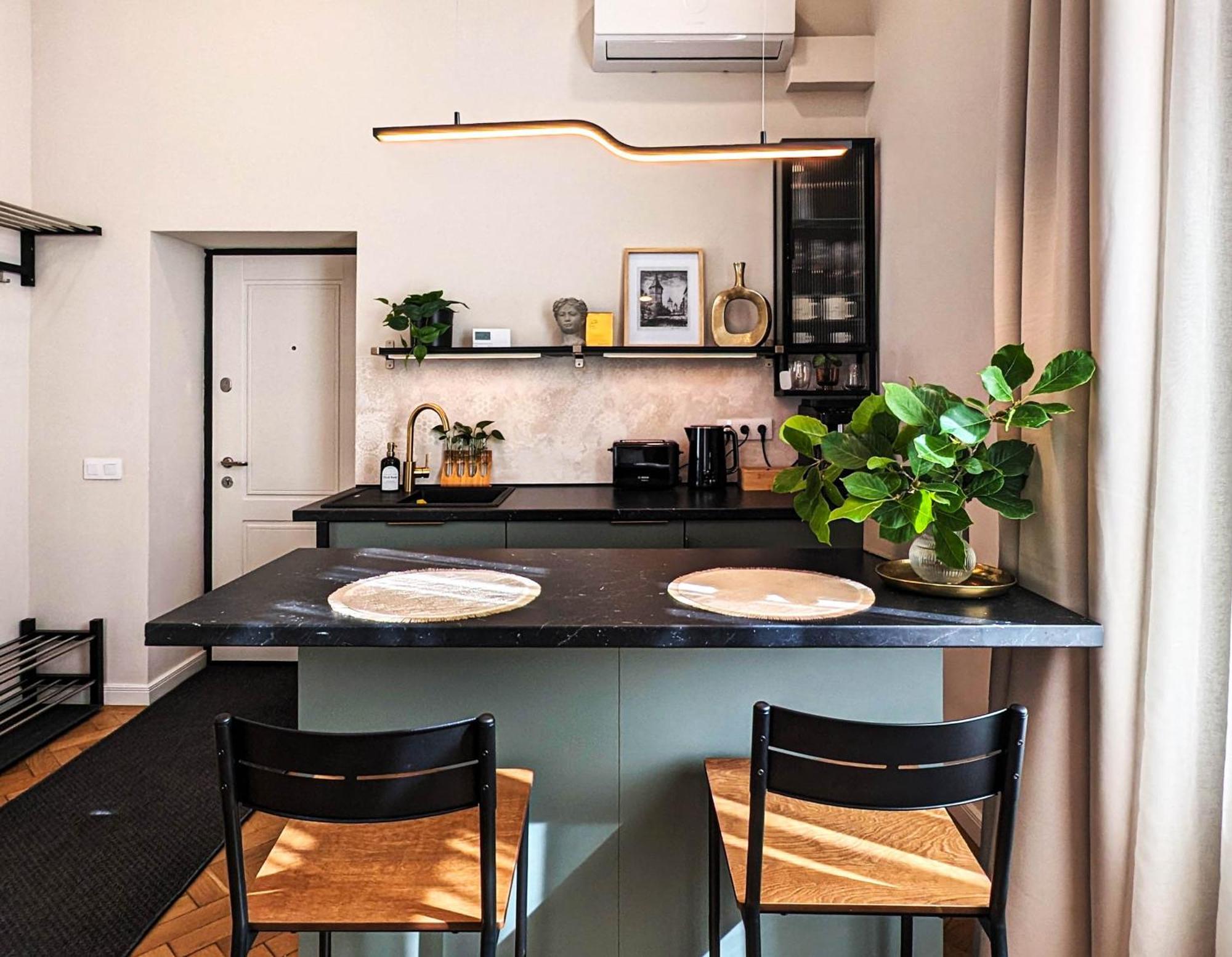 Apartment In Historic Center, Quiet Area, Ac 锡比乌 外观 照片