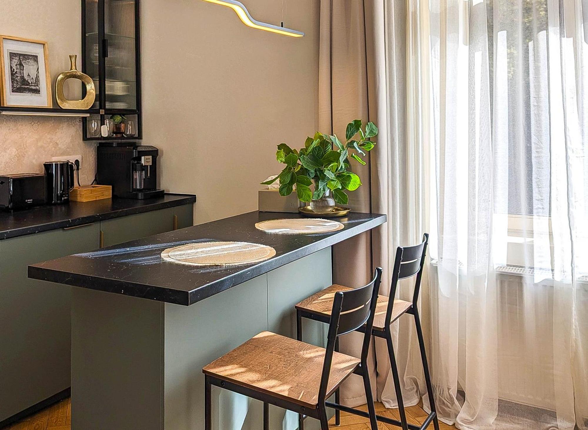Apartment In Historic Center, Quiet Area, Ac 锡比乌 外观 照片