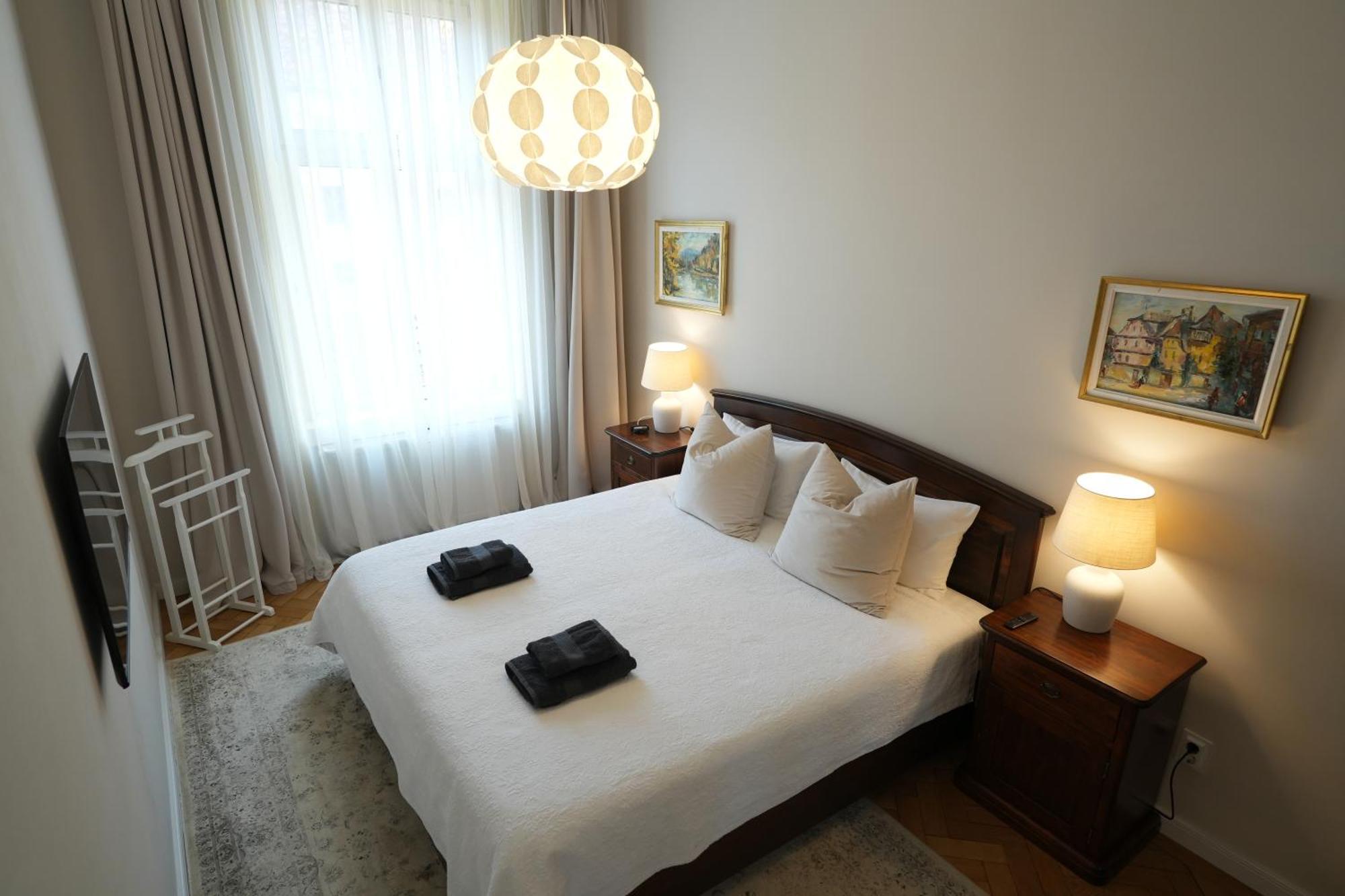 Apartment In Historic Center, Quiet Area, Ac 锡比乌 外观 照片