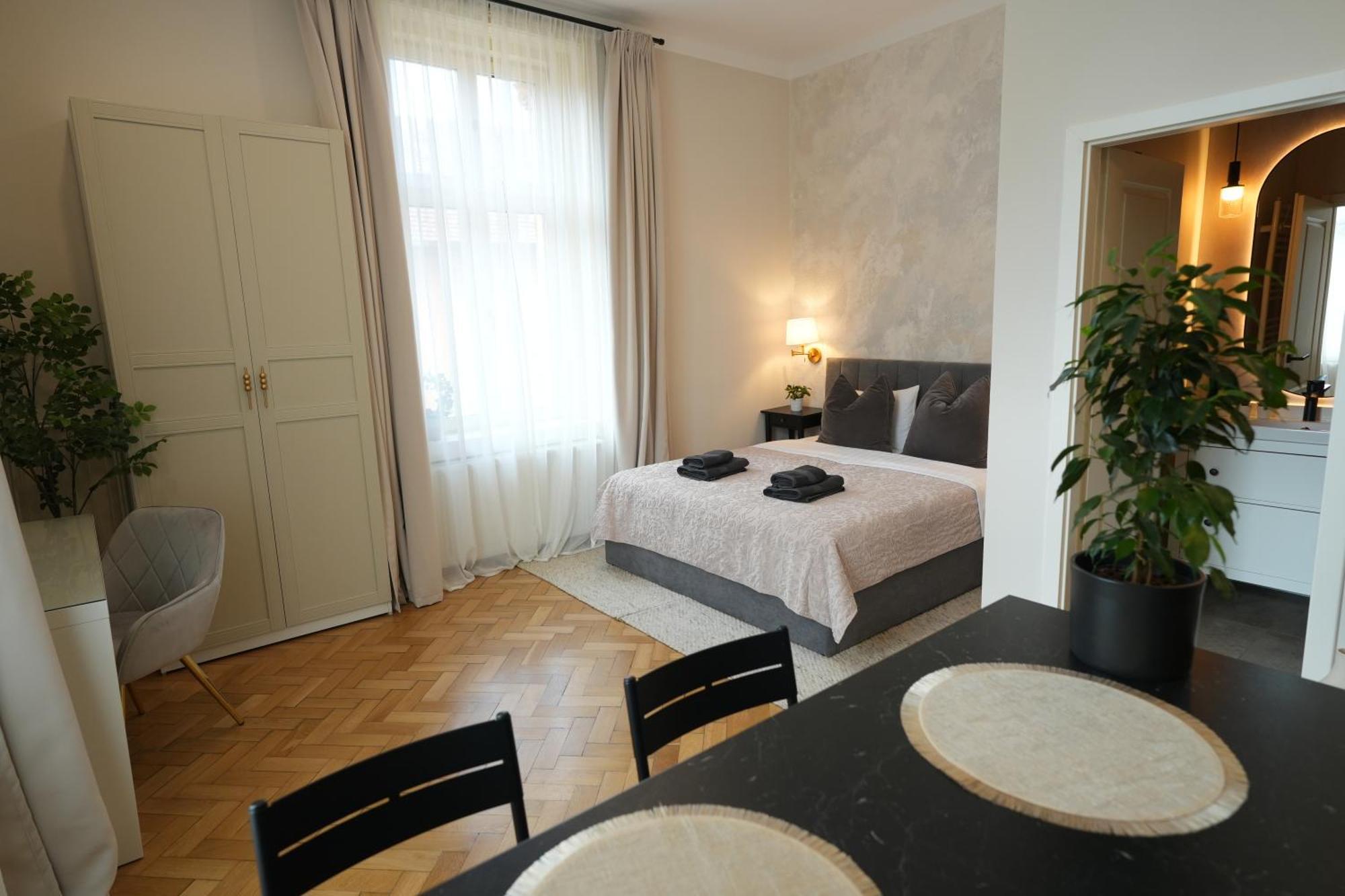 Apartment In Historic Center, Quiet Area, Ac 锡比乌 外观 照片