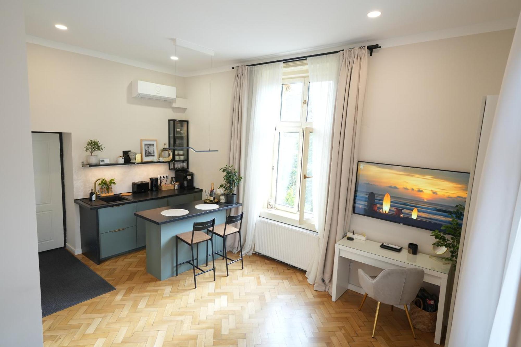 Apartment In Historic Center, Quiet Area, Ac 锡比乌 外观 照片