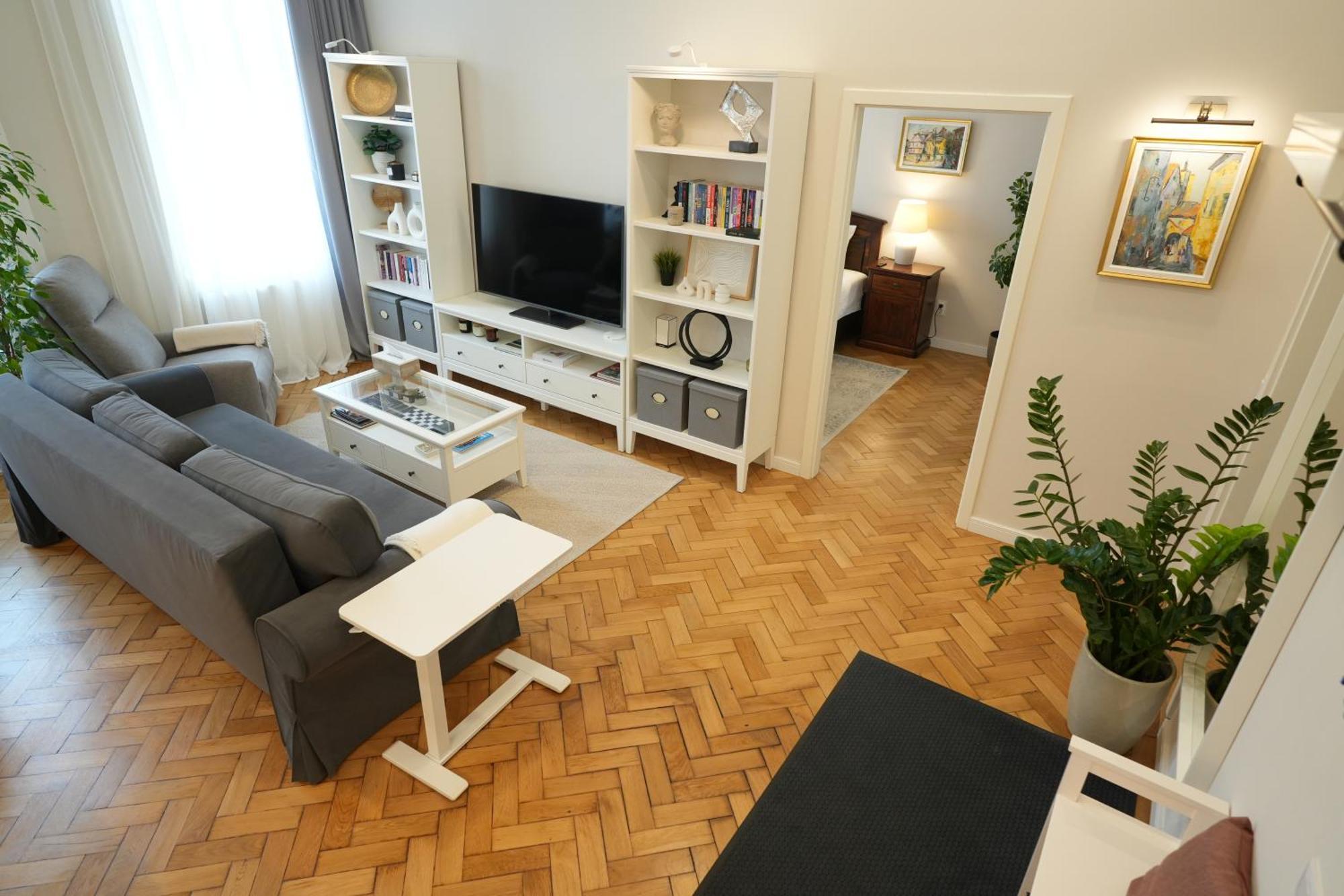 Apartment In Historic Center, Quiet Area, Ac 锡比乌 外观 照片